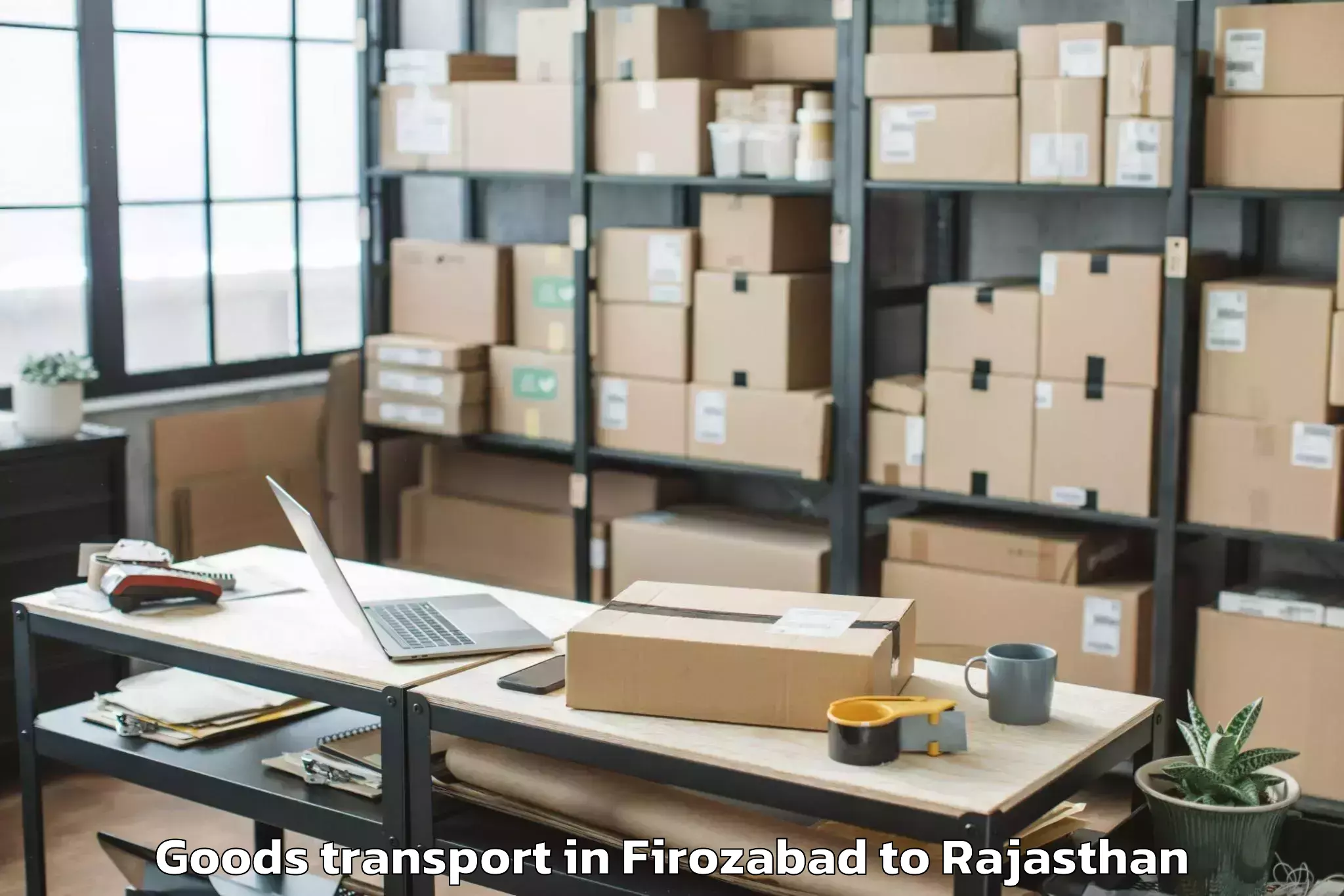 Quality Firozabad to Karauli Goods Transport